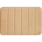 Home Dynamix Tranquility Beige 20 in. x 30 in. Bath Mat