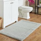 Mohawk Dynasty 30 in. x 50 in. Micro Denier Polyester Bath Mat in Gray