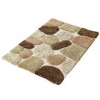 Chesapeake Merchandising Pebbles 24 in. x 40 in. 2-Piece Bath Rug Set in Khaki
